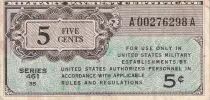 USA 5 Cents - Military Cerificate - ND(1946) - Serial 461 - P.M1