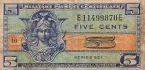 USA 5 Cents - Military Payment - 1957 - P.M29