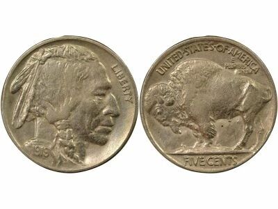 USA 5 Cents, Buffalo Nickel - 1919 Philadelphia