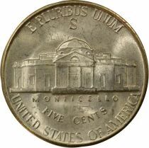 USA 5 Cents, Jefferson - 1945 S San Francisco