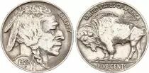 USA 5 Cents Buffalo - 1927 - Flat Ground