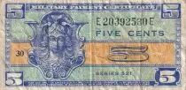 USA 5 Cents Military Cerificate - 1954 - Serial 521 - M.29
