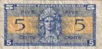 USA 5 Cents Military Cerificate - 1954 - Serial 521 - M.29