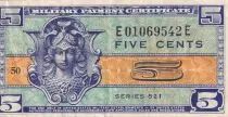 USA 5 Cents Military Cerificate - 1954 - Serial 521 - M.29