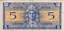 USA 5 Cents Military Cerificate - 1954 - Serial 521 - M.29