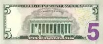 USA 5 Dollars - Lincoln - 2013 - K - UNC - P.539