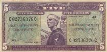 USA 5 dollars - Military Certificate - 1948 - Series 681-43
