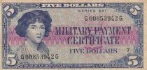 USA 5 Dollars - Military Payment Certificate - 1961