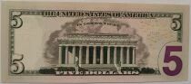 USA 5 Dollars - Ville de New-York - S&eacute;rie 2021 - Lettre QBC