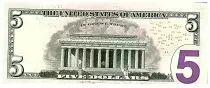 USA 5 Dollars Lincoln - Lincoln M&eacute;morial 2017A -  B2 New-York