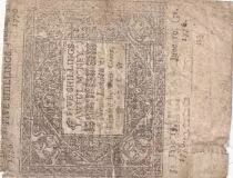 USA 5 Shillings - Connecticut - 19-06-1776