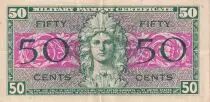 USA 50 Cents - Military Cerificate - Série 521 - 1954