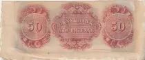 USA 50 Dollars - Canal Bank 18xx - New Orleans - Série D