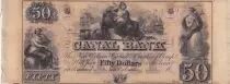 USA 50 Dollars - Canal Bank 18xx - New Orleans- Serial B