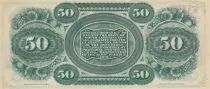 USA 50 Dollars - États de la Caroline du Sud - 02-03-1872