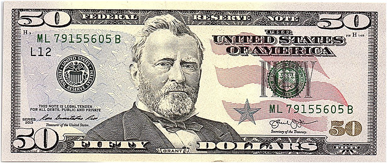 Banknote USA 50 Dollars Grant - Capitol 2013 L12 San Francisco - UNC