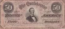 USA 50 Dollars Jefferson Davis - 1864 - S&eacute;rie 62674