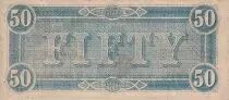 USA 50 Dollars Jefferson Davis - 1864 - S&eacute;rie 62674