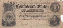 USA 500 Dollars - Confederate States of America - 1864