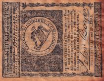 USA 8 Dollars - Counterfeit - Massachusetts - 1780