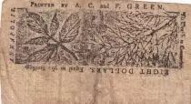 USA 8 Dollars - Maryland - Colonial -  10-04-1774