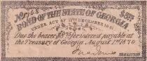USA 8.75 Dollars - Confédérate States - The treasury of Georgia - 1861