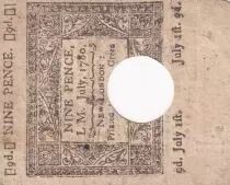 USA 9 Pence - Connecticut - 09-07-1780
