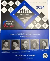 USA American Woman Quarters - Proof Set - 2024