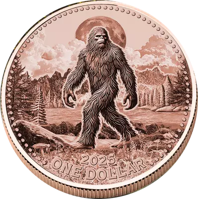 USA Bigfoot - 1 Dollar 2025 Copper Mesa Grande