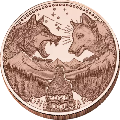 USA Bigfoot - 1 Dollar 2025 Copper Mesa Grande