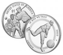 USA Coffret 1 dollar et 1 médaille USA 2022