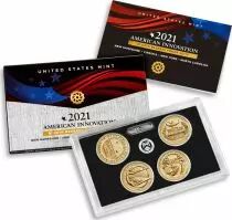 USA Coffret Proof BU Dollar Innovation 2021 - 4 pièces