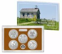 USA Coffret Proof BU Quarters 2020 - 5 pi&egrave;ces