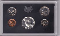 USA Coffret Proof Set 1968 - 5 monnaies - sans étuis carton