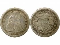 USA Dime Argent, Libert&eacute; Assise - 1841 O Nouvelle Orl&eacute;ans