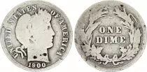 USA Dime Barber - 1900 - Silver