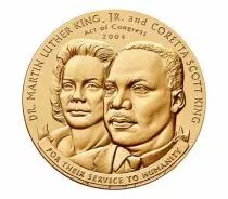 USA Médaille Dr Martin L. King et Coretta S. King - Congrès décerné