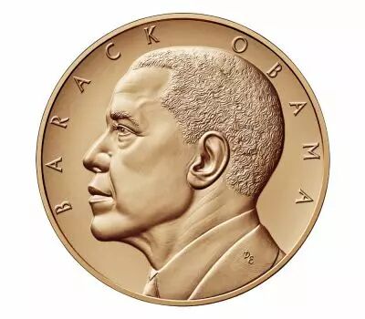 USA Presidential bronze medal - Barack Obama (2nd Term) - U.S. Mint