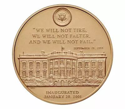 USA Presidential bronze medal - George W. Bush (1st Term) - U.S. Mint