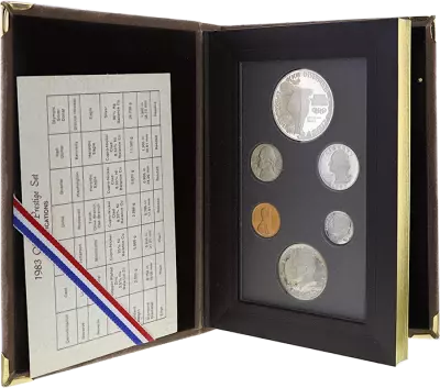 USA Proof set  - Disc Launcher - Jo de Los Angeles  1984 - 1983 - Silver