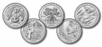 USA S&eacute;rie de 5 quarters - America the Beautiful Quarters 2020