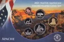 USA Set of 6 Coins - 2021 - UNC