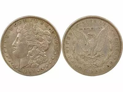 USA Silver Dollar, Morgan - 1892 O New Orleans