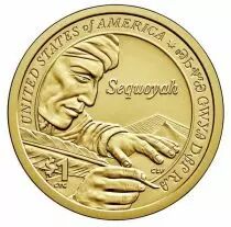 USA United States of America 1 Dollar Native American - Sequoyah 2017 P Philadelphia