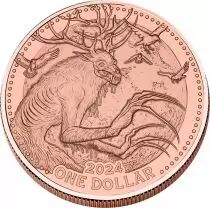USA Wendigo - 1 Dollar 2024, 5 onces Cuivre Mesa Grande