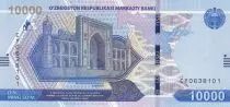 Usbekistan 10000 Som - Monuments arch�ologiques d\'Afrosiyob - 2021 - Serial CY