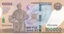 Usbekistan 100000 Som Mirzo Ulugbek - 2019 - UNC