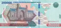 Usbekistan 200000 Som - Xudoyorxon O\'rdasi (Khan Palace) in Kokand - 2022