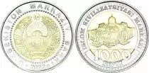 Uzbekistan 1000 Som - Arms - 2022 - Bimetal