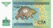 Uzbekistan 200 Som - 1997 - Replacement - P.80